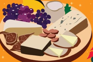 Christmas Cheese Plate | CrunchyTales