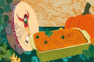 Calabrese Pumpkin With Mint And Capers | CrunchyTales