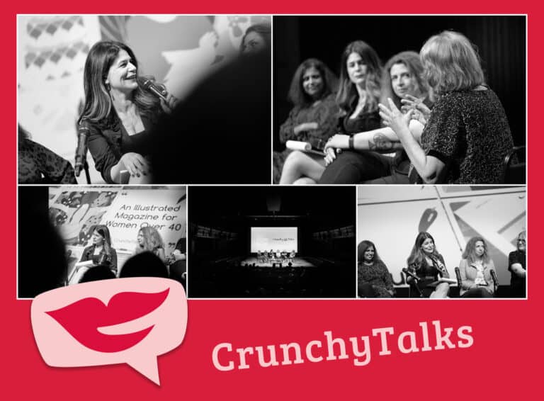 Crunchy Talks,CrunchyTalks,panel discussions,midlife journey,fireside chats